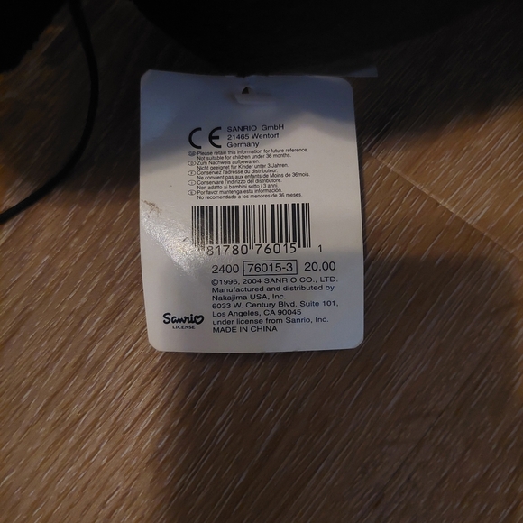 Sold-NWT 1996, 2004 Vintage 2004 Sanrio Chococat & Coffee Plush Stuffed Animal - Picture 3 of 3